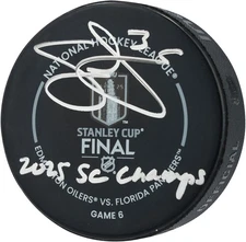 Autographed Seth Jones Panthers Puck Fanatics Authentic COA Item#14326308