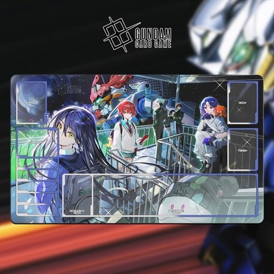 GUNDAM TCG Playmat 24x14''(60*35cm) | GQuuuuX - genähte Kanten