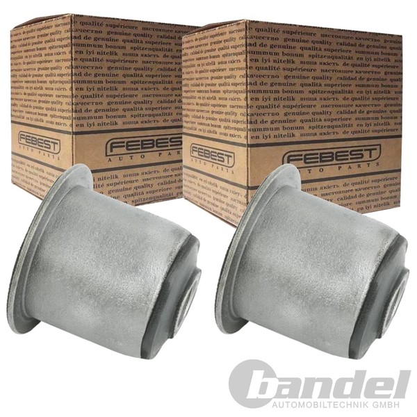 2X Febest Hinterachsbuchsen Querlenkerlager Passend FüR Cadillac Escalade Chevro-image