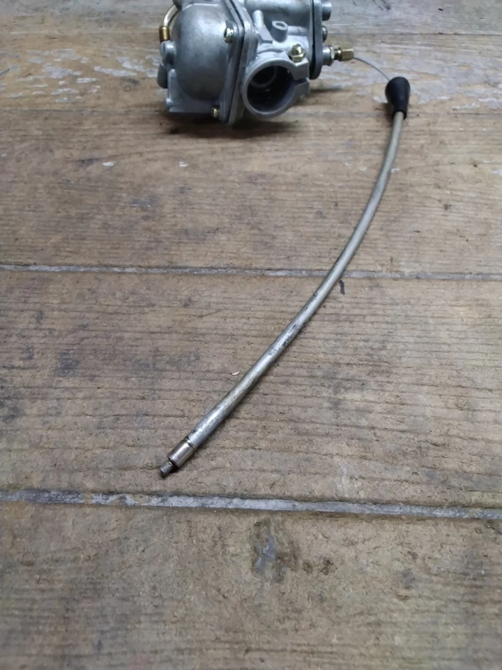 Yamaha QT50 1984 84 Yamahahopper Scooter Carburador Admisión de Carburador Choke Filtro de Aire Foto 4 de 4