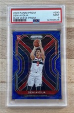 2020 PANINI PRIZM BLUE WAVE PRIZM #290 DENI AVDIJA ROOKIE RC PSA 9 Looks 💎