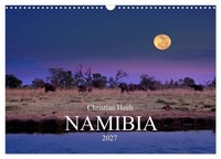 "Calendar 2027 · US Version · Namibia Christian Heeb (Wall Calendar 2027 17\" × 12"