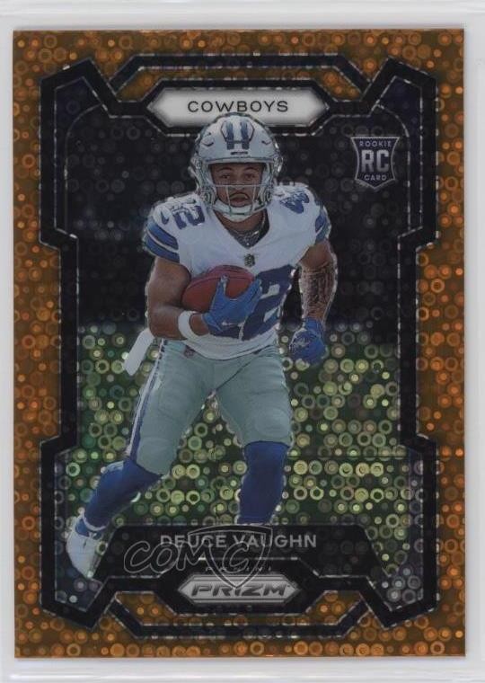 2023 Panini Prizm Rookies Disco Prizm Deuce Vaughn #324 12kf