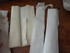 Large Lot Cross Stitch Fabric-Aida,Waste Cloth,white,cream colors-some big pcs — photo 4