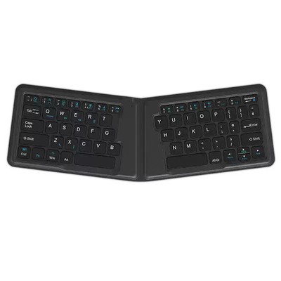 HONOR Universal Foldable Keyboard Portable Wireless Bluetooth Black- QWERTY