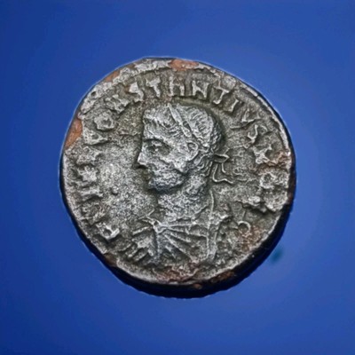 Constantius II. Caesar 324-337. Follis, Nikomedia-Lagertor