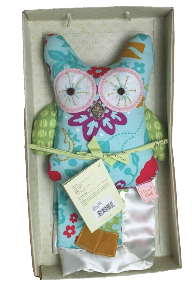 LOLLI LIVING HOOT OWL SOFTIE & SECURITY BLANKET SOFT DOLL TOY and BLANKIE SET - Image 2 of 4