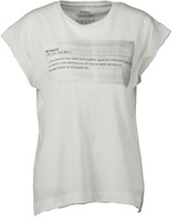 Neu! Ecoalf Damen T-Shirt Mit Print Gr. M Weiß