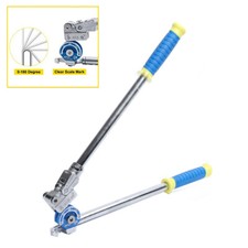 3/8" Tube Bender Steel Manual Pipe Bender 180 Degree HVAC Bending Tool