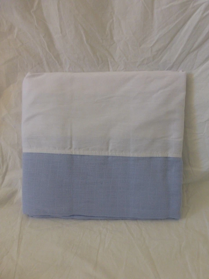 Aden & Anais Double Layer Muslin Crib Skirt NIP - Image 4 of 4