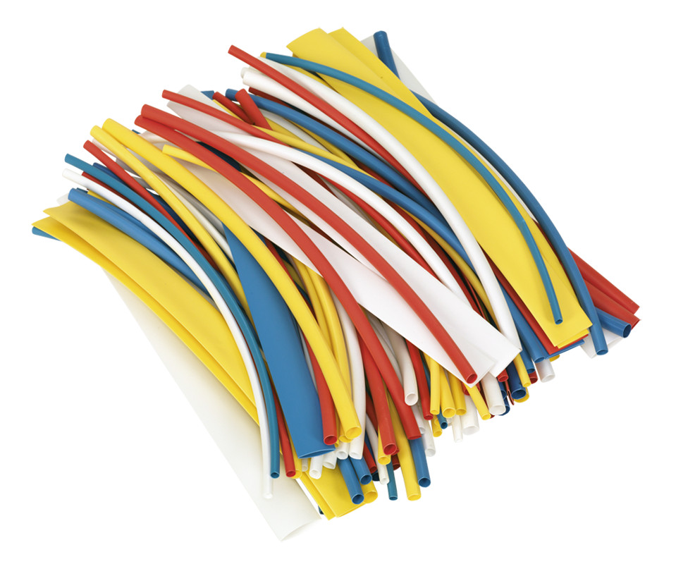 Sealey Heat Shrink Tubing Mixed Colours 200mm Pack Of 100 - Part No. HST200MC - Image 6