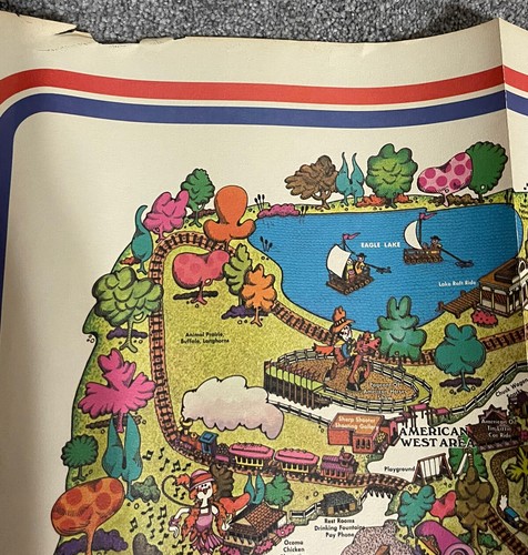 Rara mappa ricordo parco a tema Opryland vintage - Foto 5 di 18