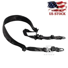 KRYDEX Modular Sling 2/1 Point Padded Tactical Shooting Sling  Black Camo