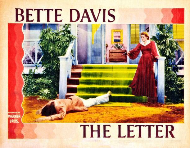 The Letter US lobbycard David Newell Bette Davis 1940 Old Movie Photo