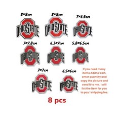 NCAA Ohio state Logo Patch sport Embroidery ,Iron ,Sewing on Fabric