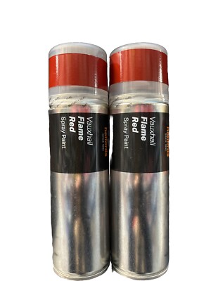 VAUXHALL FLAMMENROT SPRÜHLACK 300 ML DOSEN HALFORDS X2