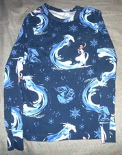 Disney's Frozen Elsa Girls Size 8 Longsleeve Pajama Shirt