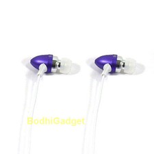 3.5mm In-Ear Metal Earbuds Earphone - Purple