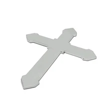 3D Christian Jesus Cross ABS Emblem Decal Sticker Car