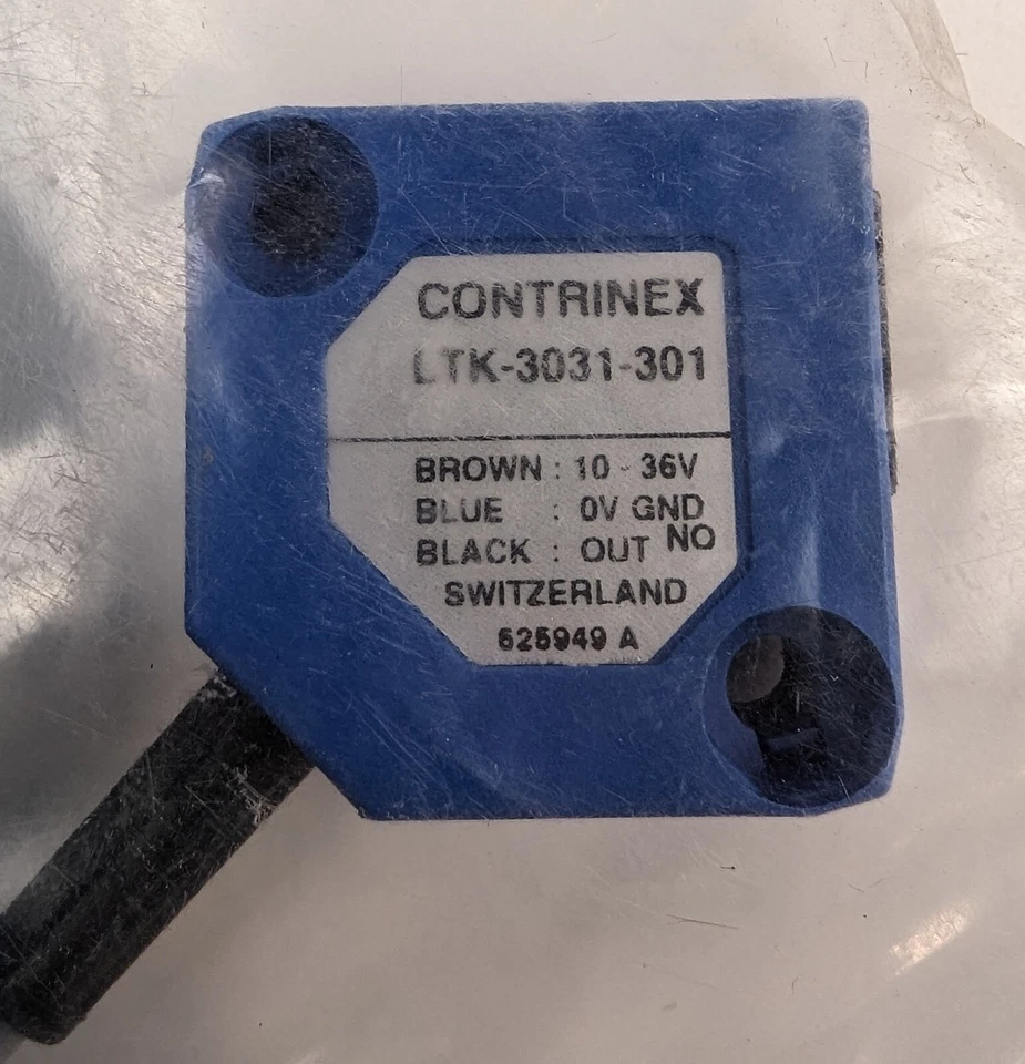 Contrinex LTK-3031-301 Compact Photoelectric Sensor Diffuse 30mm NPN 3-Wire NEW - Image 3 of 4