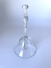 Vintage Cambridge 3121 Clear Bell Glass Dinner Bell Beautiful Condition