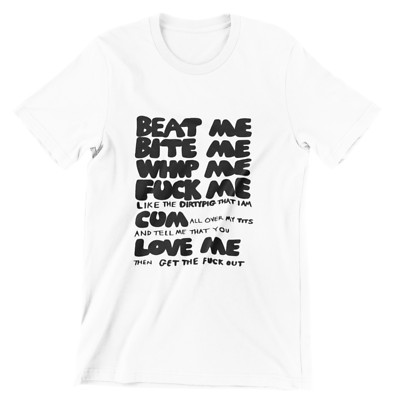 T-Shirt Beat Me Whip Me wie getragen von Adam Ant