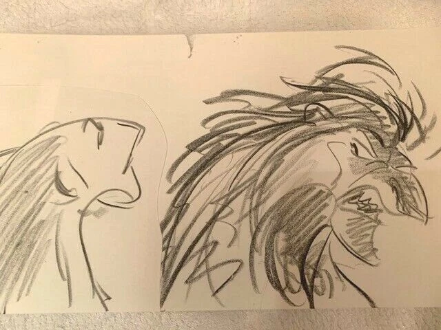 Original Lion King Sketches