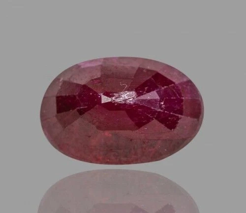 NATURAL RUBY 1.96 CARATS Mozambique Ruby-Manik 1.96 (2.15 Ratti) IGI CERTIFIED - Image 2 of 4