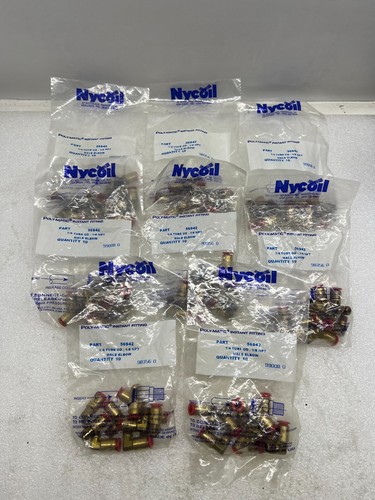 Lot of 80 Nycoil Poly-Matic 56942 instant fitting male elbow - 60 day warranty - 第 1/3 張圖片