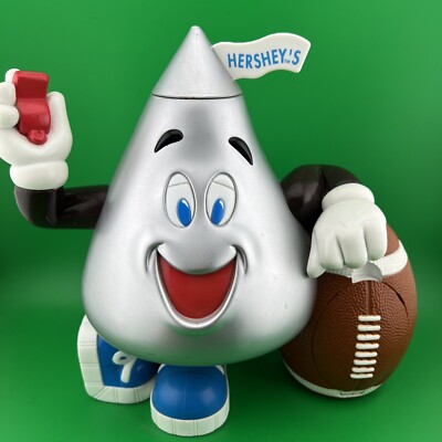 Vintage Hersheys Kisses Football Candy Kiss Dispenser 1999