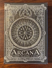 Arcana Tarot Playing Cards (DARK), Dead on Paper deck rare Chris Ovdiyenko