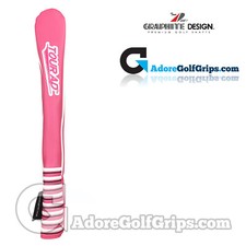 Graphite Design Tour AD Pink Alignment Sticks Cover - Pink / White - TOUR ISSUE