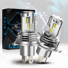 Ultra Bright H4 Motorcycle Headlight LED Bulbs for Harley 40000lm 100W 6500K
