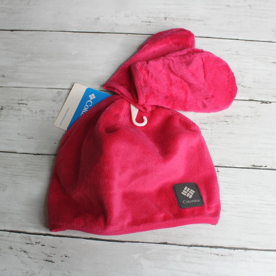 Columbia Niñas Invierno Gorro Medias Sombrero Mitón Conjunto Niño Pequeño Talla Única 2T 3T Foto 2 de 4