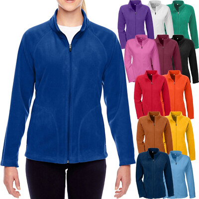 Damen Full Zip Jacke Polar Micro Fleece mit Taschen Damen XS-XL, 2XL, 3XL