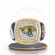 Jacksonville Jaguars 1/2 CT Diamond Two-Tone Gold & 925 Silver Championship Ring
