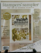 The Stampers Sampler Jul Aug Sep 16 The Art of Rubber Stamping FREE SHIPPING sb