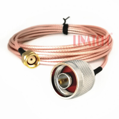 RG316 RP-SMA Male Female Pin to N Type Male Antenna Extension Cable for WiFi