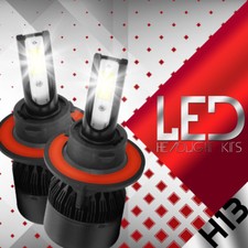 For 2004-2013 Ford F-150 1200W 180000LM H13 9008 CREE LED Headlight Hi&Lo Beam