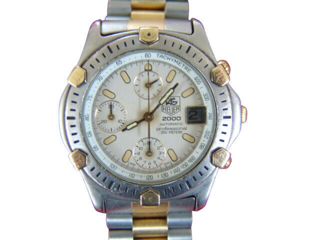 TAG Heuer 2000 White Mother of Pearl Men's Watch 165806 for sale