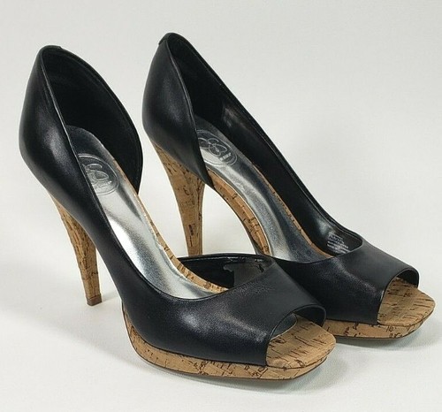 Jessica Simpson Cork High Heel Peep Toe 