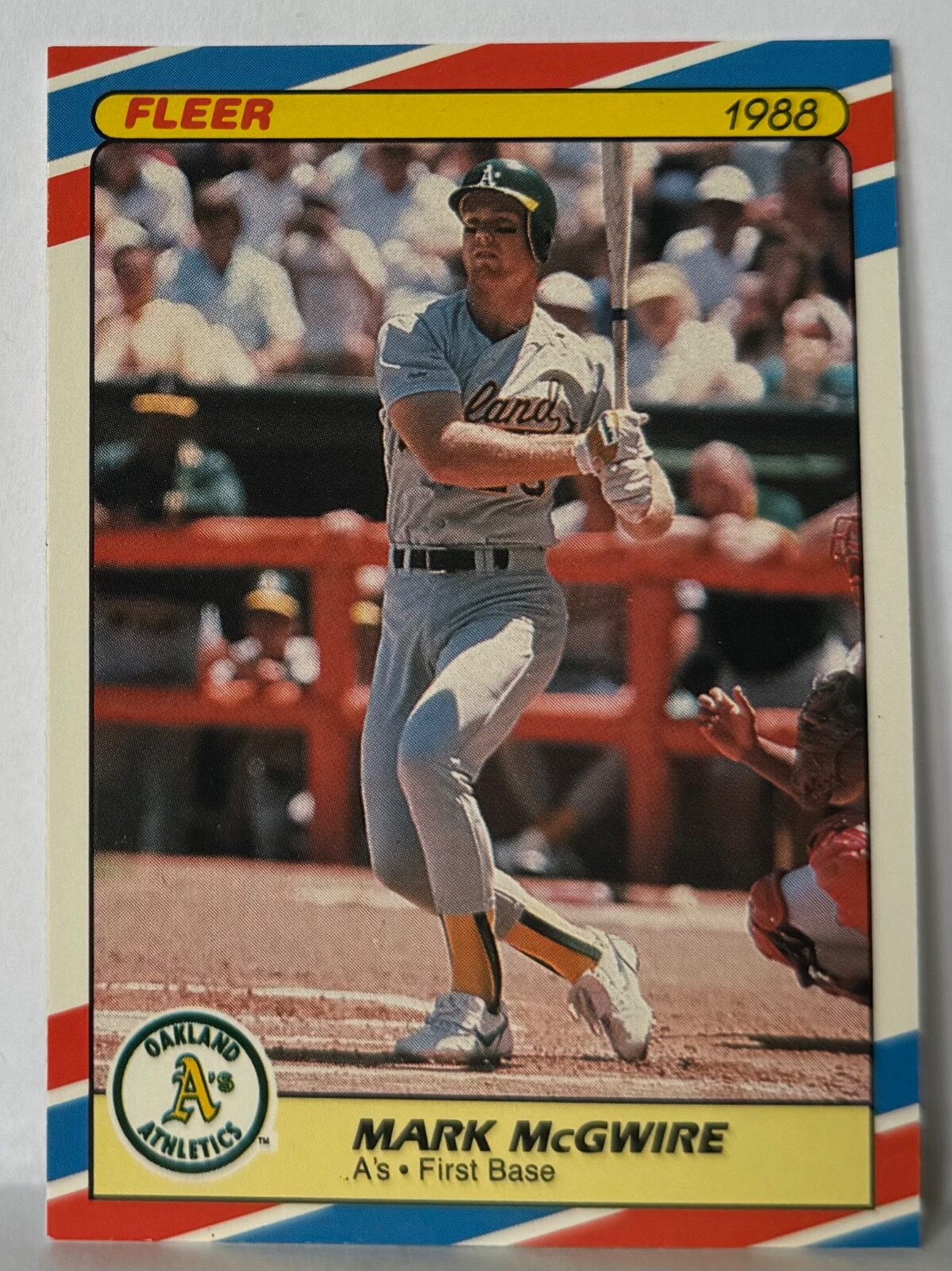 1988 Fleer Superstars #23 Mark McGwire     M9