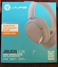 JLab - JBuds Lux ANC Bluetooth Wireless Headphones - Mauve Brand NEW