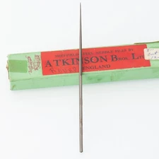 Sheffield Atkinson Bros Round Files Cut 6 Watchmakers Jewelers (G14D23)