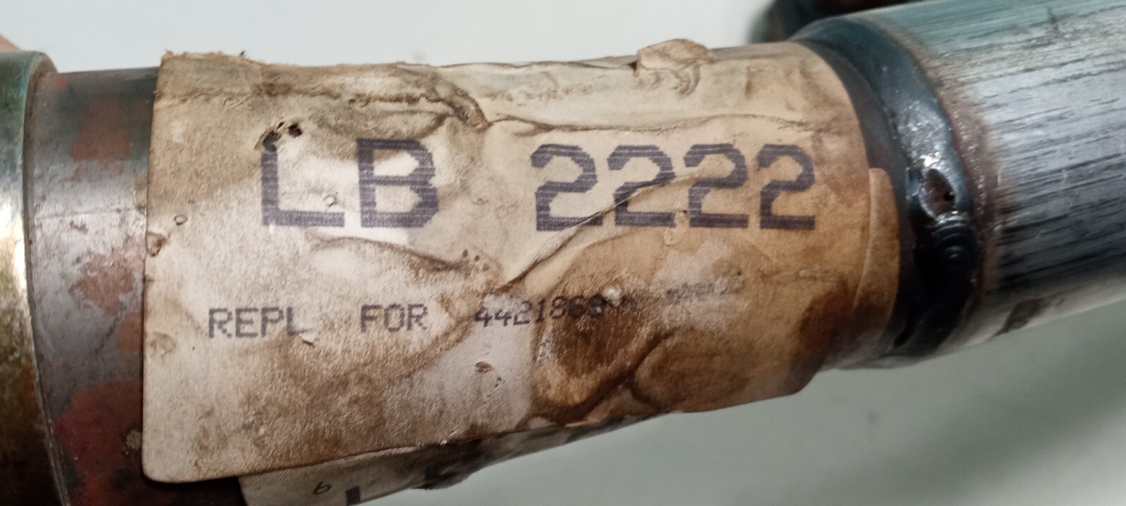 Lamborghini Countach Engine Exhaust Header Manifold_RH Rear_004421869_GENUINE