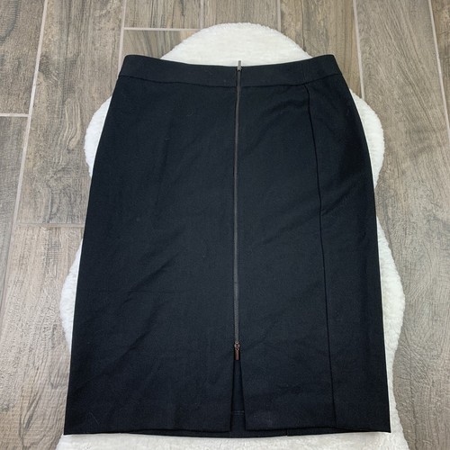 Ann Taylor Factory Outlet Skirt BLACK with Zipper SIZE 8 EUC