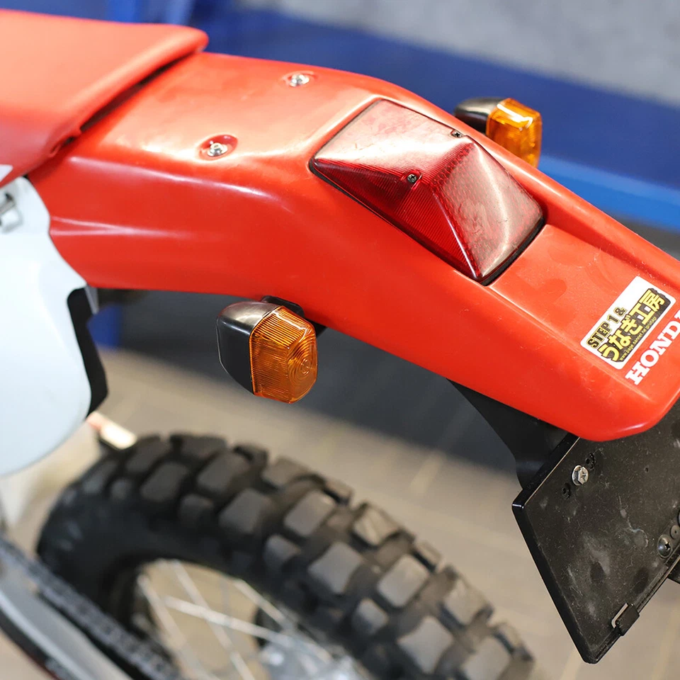 For HONDA XR400R XR250R XR600R Rear Turn Signal Lights Indicator Lamps Amber - Image 3 of 4