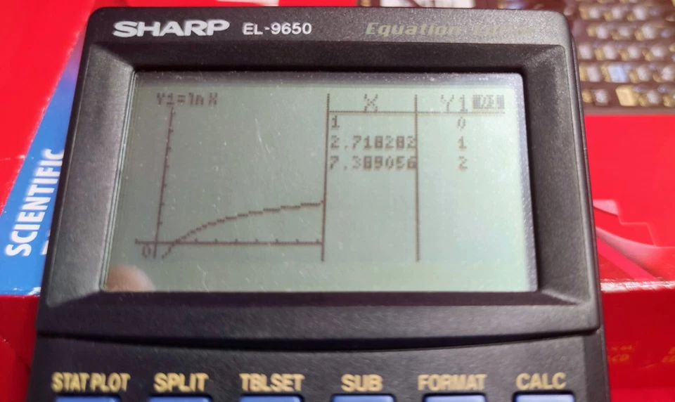 sharp el-9650 Wissenschaftliche Taschenrechner mit graphischen Touchscreen - Bild 3 von 4