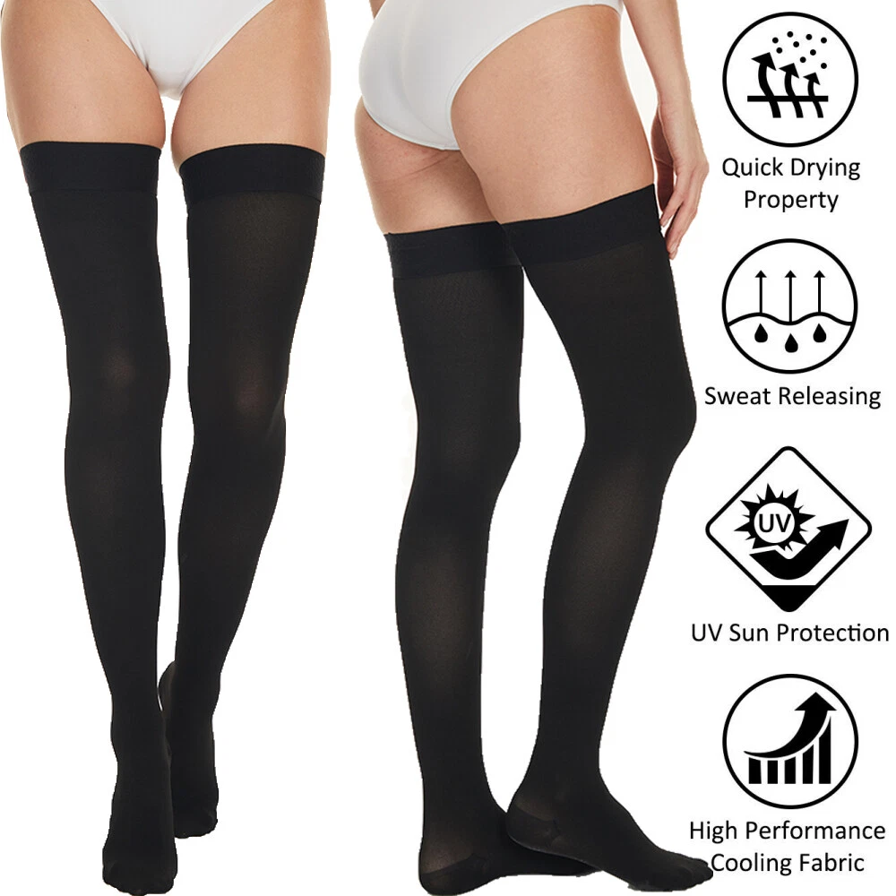 HOT Mejores Medias Pantys Calcetas Largas De Compresion Para Varices Talla  L