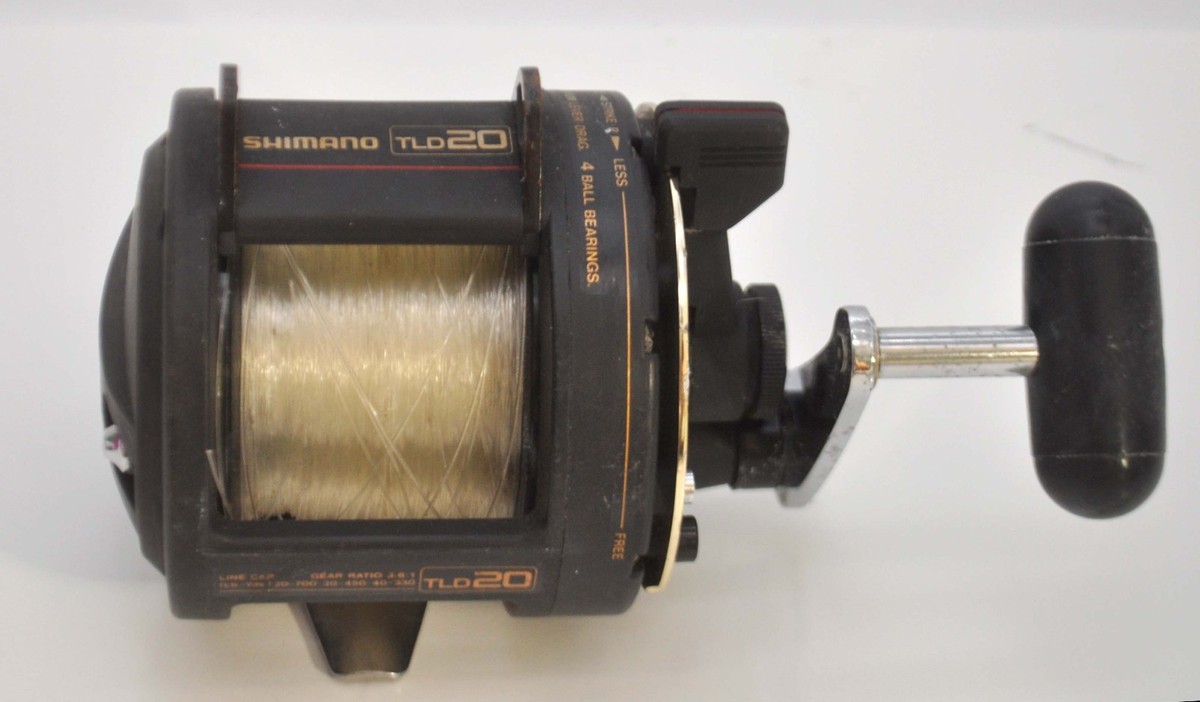 シマノ TORITON TLD20 ベイトリール オールドリール ヴィンテージ SHIMANO TLD-20 Lever Drag Trolling Saltwater Conventional Graphite